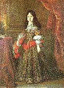 j. sustermans nne- marie-louise de medicis, c. oil painting artist